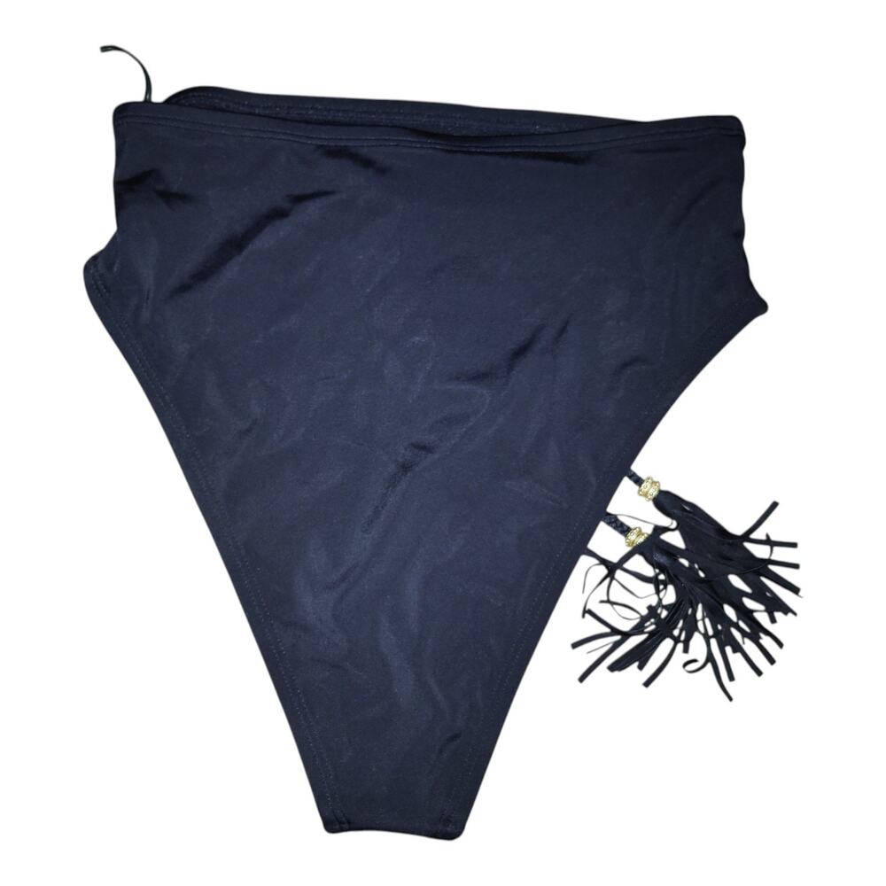 Shade & Shore Black‎ High Waist Bikini Bottom Swimsuit Size XS New with Tags - Picture 4 of 6
